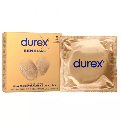 Durex Sensual prezerwatywy 3 szt.