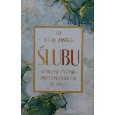 Art Nuvo Karnet �lub z�ocony, zielony (13x20,5cm) S-0403