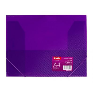 CoolPack Teczka na gumk A4 31.5 x 24.5 cm transparentna, fioletowa