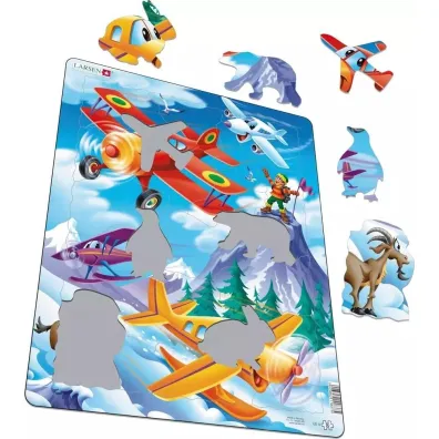 Puzzle 20 el. Samoloty Larsen