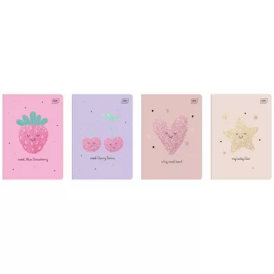 Interdruk Zeszyt A5 Glitter linia 16 kartek 20 szt.