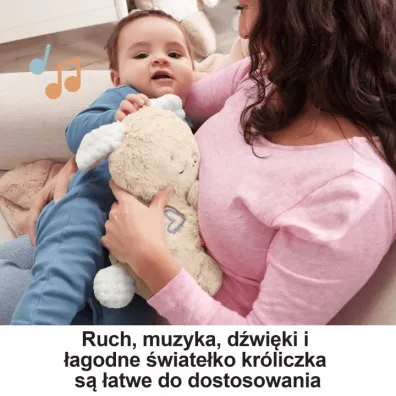 Fisher-Price. Przytulanka picy Krliczek dwik Mattel