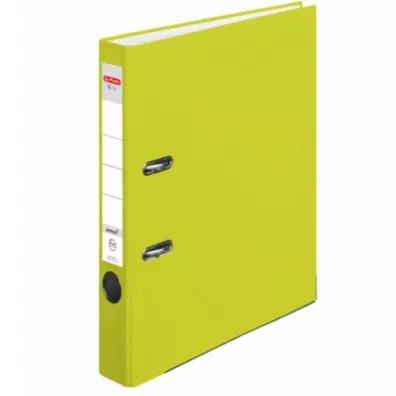 Herlitz Segregator A4 PP Neon Q.File zielony 5 cm