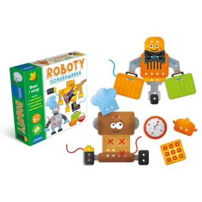 Zestaw kreatywny Roboty sznurowanka Granna