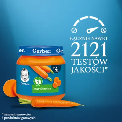 Gerber Obiadek marchewka dla niemowl�t po 4 miesi�cu 125 g