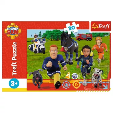 Puzzle 30 el. Gotowi do pomocy Trefl