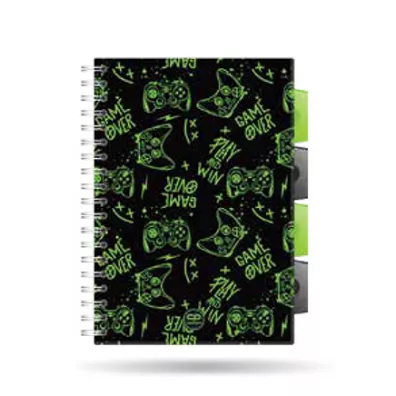 Koozeszyt A5 PP Coolpack game night kratka 100 kartek
