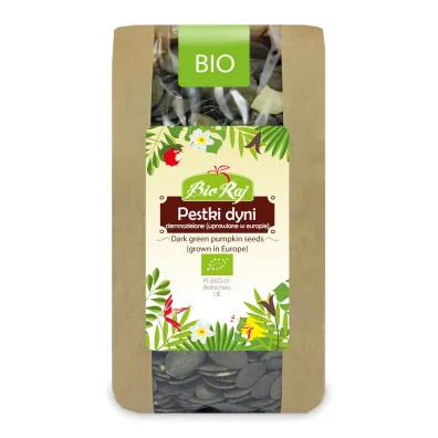 Bio Raj Pestki dyni ciemnozielone (uprawiane w Europie) 300 g Bio