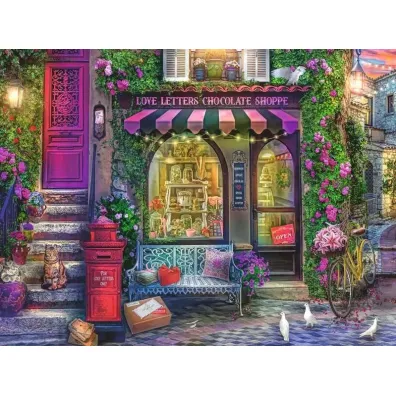 Puzzle 1500 el. Sklep z czekolad� Ravensburger