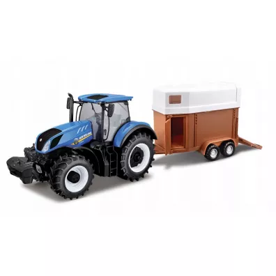 Bburago tractor new holland z przyczep� t7.315 1:32