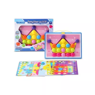 PROMO Pomysowe guziczki E-Edu nauka kolorw 128820 Artyk