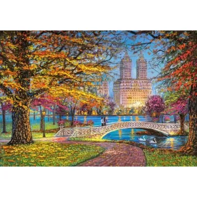 Puzzle 1500 el. Jesienny spacer Central Park Castorland
