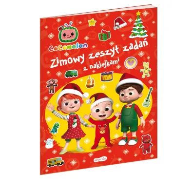 Cocomelon. Zimowy zeszyt zada� z naklejkami