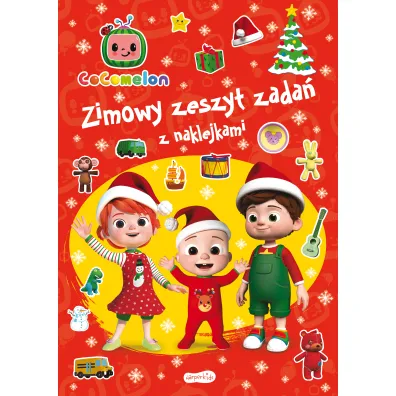 Cocomelon. Zimowy zeszyt zada� z naklejkami