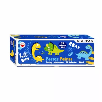 Starpak Farby plakatowe Dino 493206 12 x 20 ml