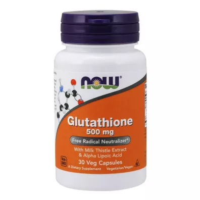 Now Foods Glutation 500 mg Suplement diety 30 kaps.