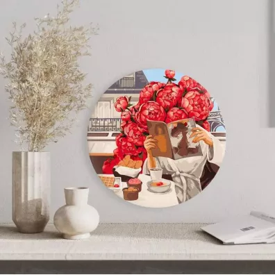 Twoje Hobby Malowanie po numerach okr�g�e - Rano w Wenecji 40cm