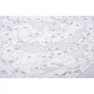 Twoje Hobby Malowanie po numerach okr�g�e - Rano w Wenecji 40cm