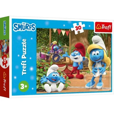 Puzzle 30 el. Smerfetka i Smerfy Trefl