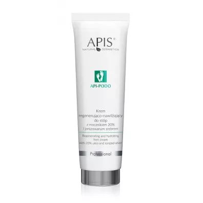 Apis Api-Podo krem regenerujco-nawilajcy do stp z mocznikiem 20% i jonizowanym srebrem 100 ml