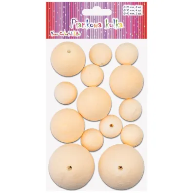 Aliga Kulki piankowe MW-1000 mix rozmiar�w 14 szt.