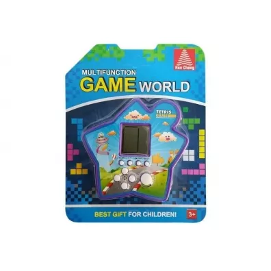 Gra elektroniczna kieszonkowa Tetris gwiazdka Leantoys