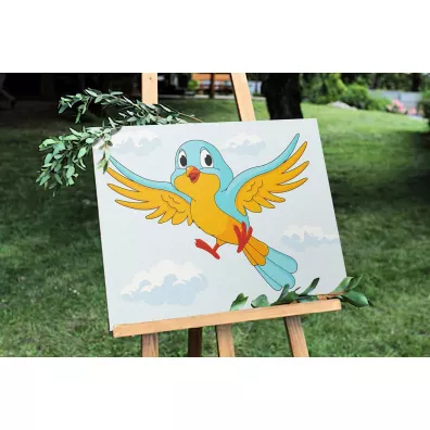 Twoje Hobby Malowanie po numerach - Ptaszek 40x50cm
