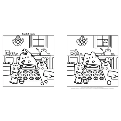 Pusheen. S�odka kolorowanka. Koloruj i zgaduj z kotk� Pusheen