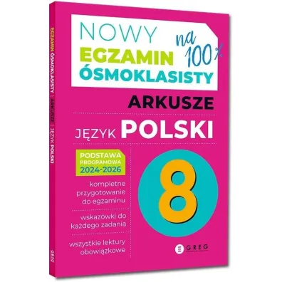 Nowy Egzamin �smoklasisty. Arkusze. J�zyk polski