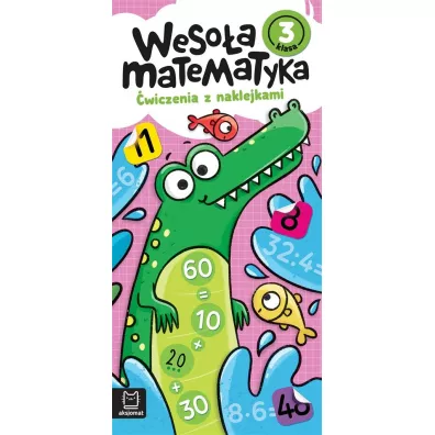 Wesoa matematyka. wiczenia z naklejkami. Klasa 3 - Agata Kaczyska