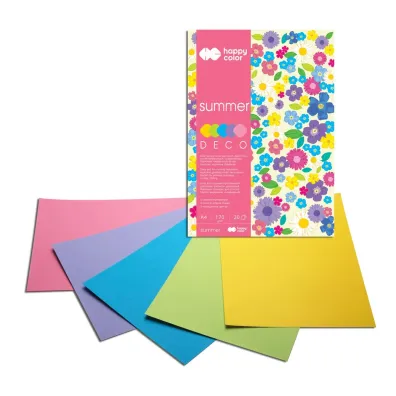 Happy Color Blok Deco Summer 170g 20 kartek