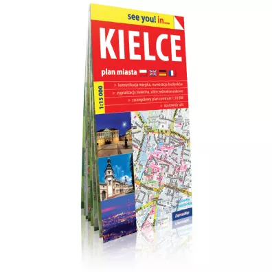 see you! in? Plan miasta Kielce 1:15 000