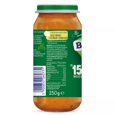 BoboVita Gulaszdrobiowy zpieczarkamiiziemniaczkami po 15. miesicu zestaw 3 x 250 g