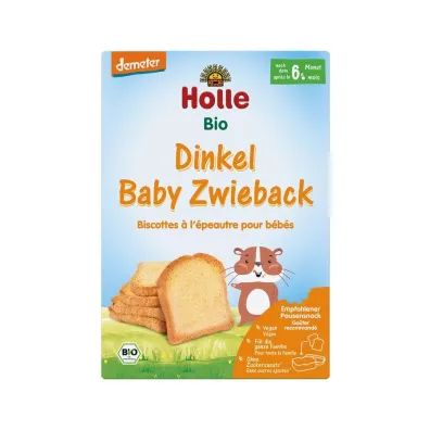 Holle Sucharki orkiszowe po 6 miesi�cu Demeter 2 x 100 g Bio