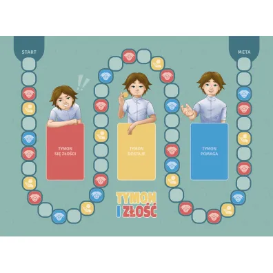 Tymon i z�o�� Edukacyjno-terapeutyczna gra planszowa seria o Tymonie