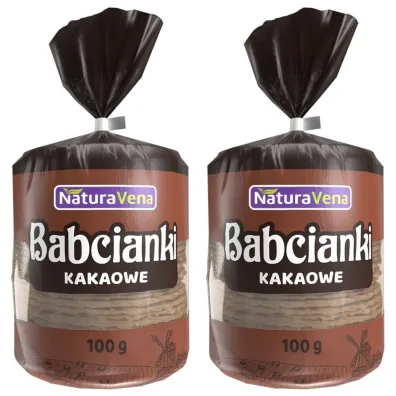 NaturaVena Babcianki kakaowe Zestaw 2 x 100 g