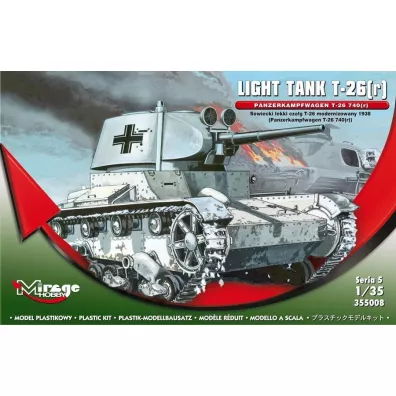 Mirage zest.d/sklej.Czo�g piech.T-26/37 S05 355008 Mirage Hobby