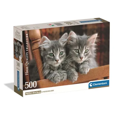 Puzzle 500 el. Kittens Clementoni