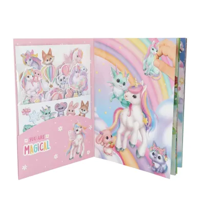 Zestaw kreatywny z znaklejkami Jednoro�ec Ylvi 13880A