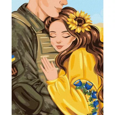 Ideyka Malowanie po numerach - Najdro�sze u�ciski 40x50cm