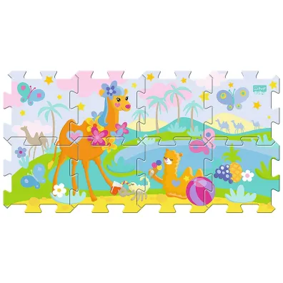 Puzzle piankowe Mata 32x32 8 el. Wielb��dy 61264 Trefl