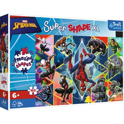 Puzzle 160 el. Super Shape XL Docz do Spidermana Trefl