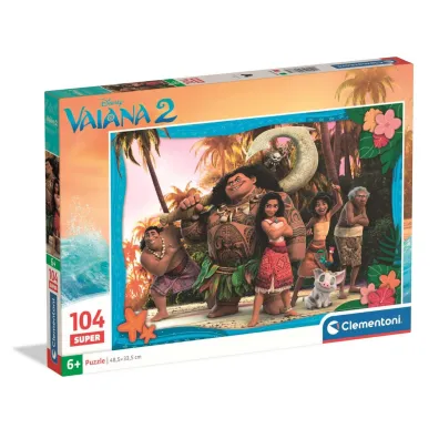 Puzzle 104 el. SuperColor. Vaiana 2 Clementoni
