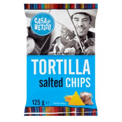 Casa De Mexico Tortilla chips solone 125 g