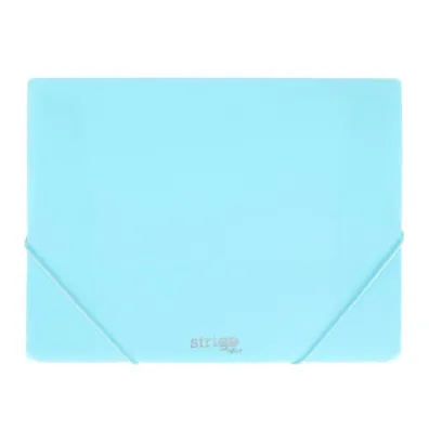 Strigo Teczka z gumk� A4 PP neon niebieska