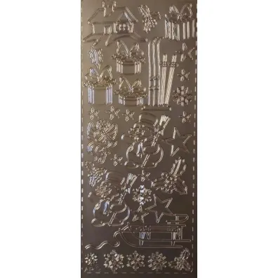 Galeria Hobby Stiker a�urowy srebrny