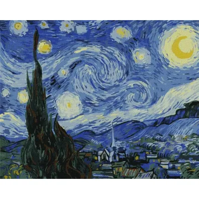 Ideyka Malowanie po numerach - Gwia�dzista noc 40x50cm