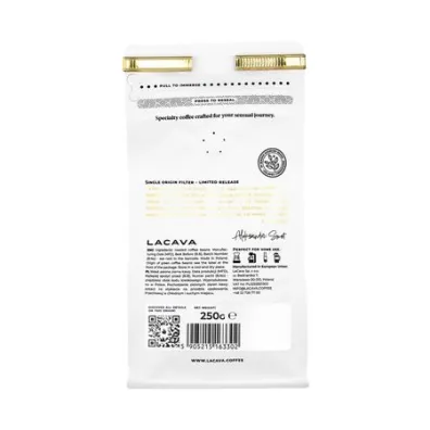 LaCava Kawa ziarnista Kostaryka Hacienda Sonora Natural Filter 250 g
