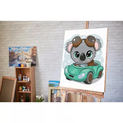 Twoje Hobby Malowanie po numerach - Nied�wied� 40x50cm