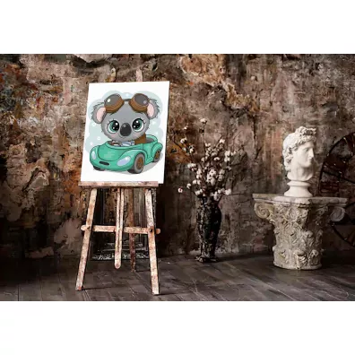 Twoje Hobby Malowanie po numerach - Nied�wied� 40x50cm